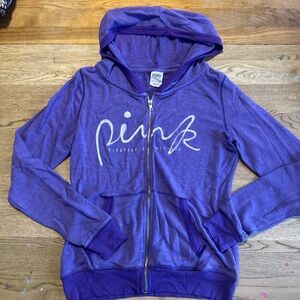 Purple zip up